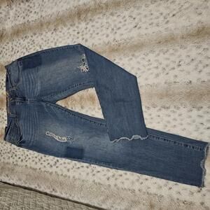 Seven7 Girlfriend Jeans Slim Straight with Raw Hem 4